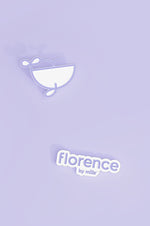 enamel pin from Florence by Mills by Millie Bobby Brown