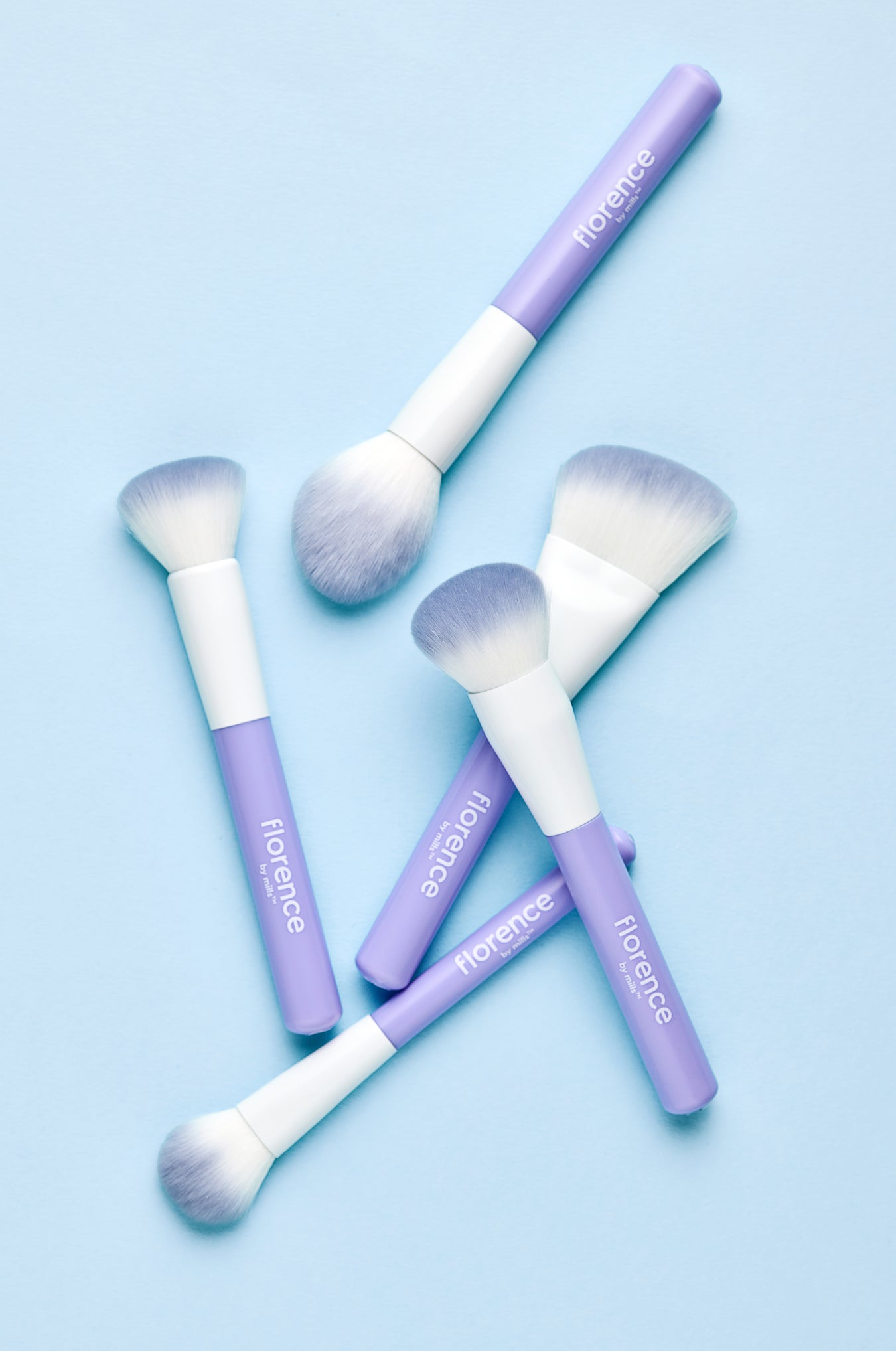 makeup face brushes from Florence by Mills by Millie Bobby Brown